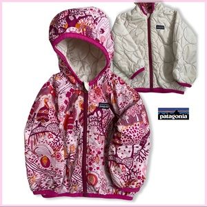 PATAGONIA Reversible Pink Jacket Coat Girls 18-24 month / 2T